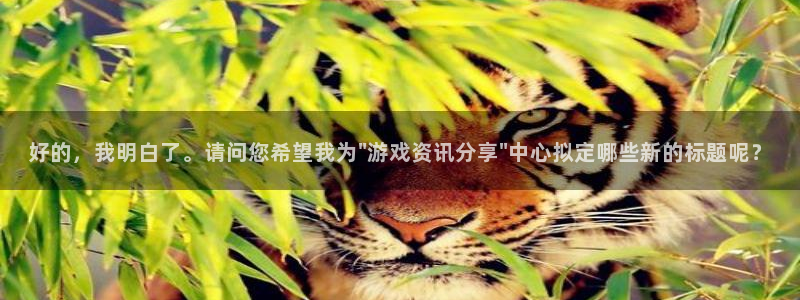 赢咖娱乐是什么：好的，我明白了。请问您希望我为\